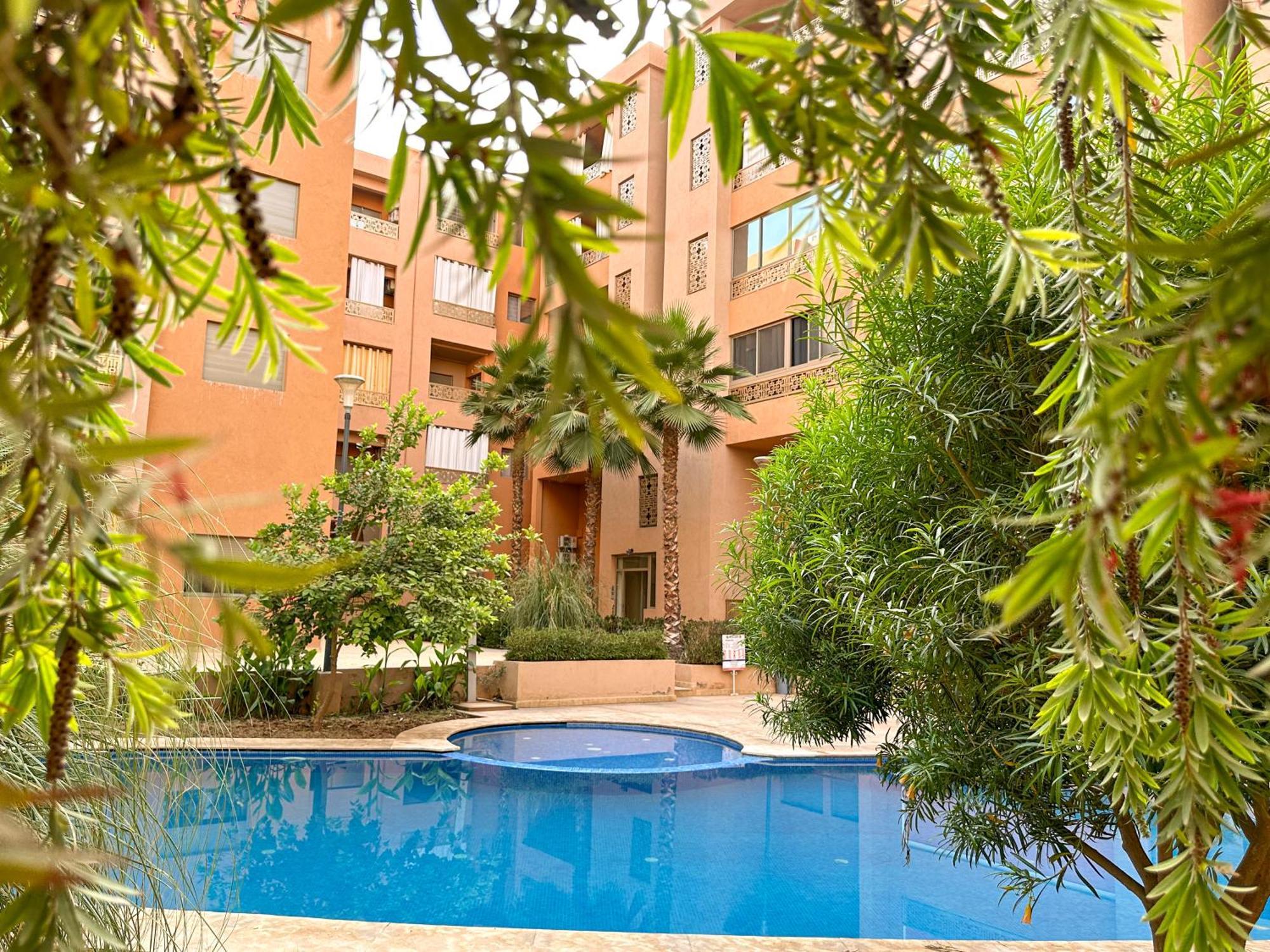 Condo In Marrakech With Pool Marrakesh Bagian luar foto